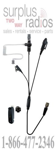 QUICK RELEASE 3 WIRE LAPEL MIC HEADSET MOTOROLA XPR6550 XPR6500 XPR6350 XPR6580
