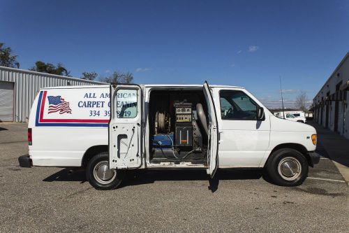 2002 ford e350 1 ton extended van w/ hydramaster cds 4.8 carpet cleaning machine for sale