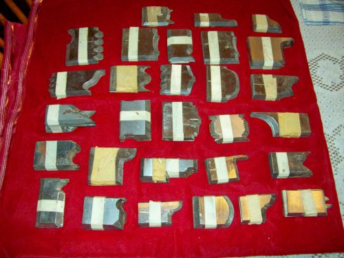 Bevel Edge Woodworking Shaper Knives - 30 Pairs