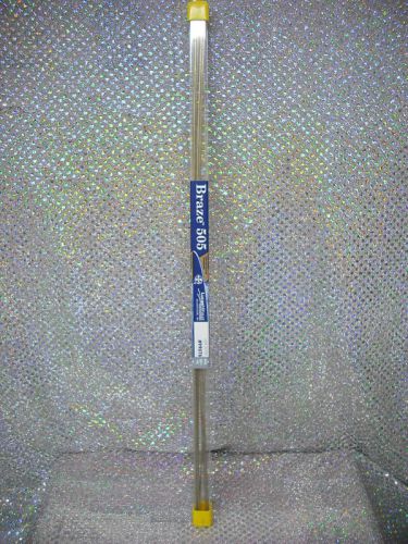 Brazing rods, (8), high silver content 50% ag, braze 505, flux cored for sale