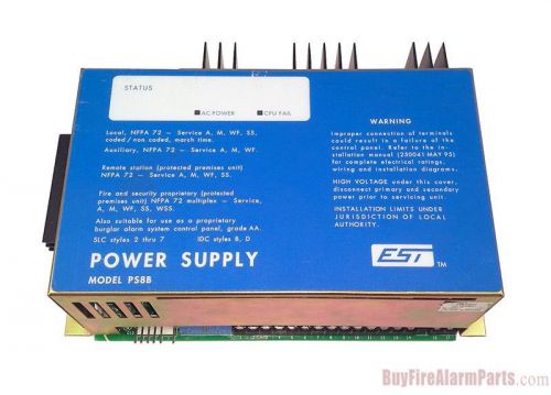 Qty-4  Edwards EST PS8B Power Supply- NEW