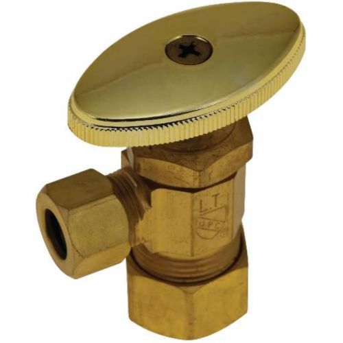 Angle stop 5/8&#034; compression x 3/8&#034; compression rough brass 6218 076335762180 for sale