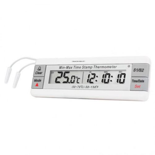 Dual thermometer - with waterproof probes 1 ea for sale