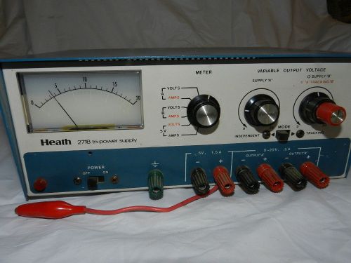 Heath Zenith Tri-Power Supply Model SP 2718 In Excellent Condition!