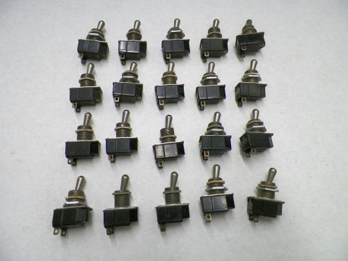 CUTLER HAMMER TOGGLE SWITCH 2 POSITION ON/OFF 2 POLE 3A 250V QTY 20