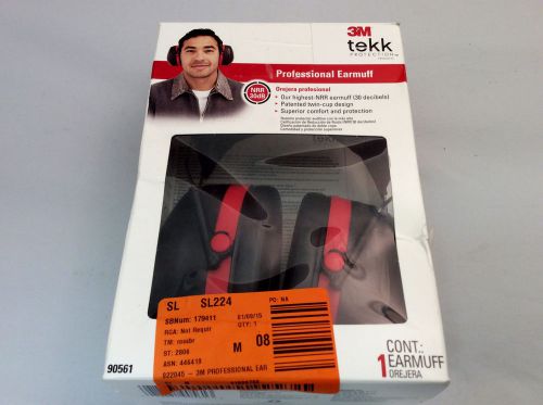 3M Tekk Protection H10A Professional Earmuff, Noise Blocking ~ Free Shipping