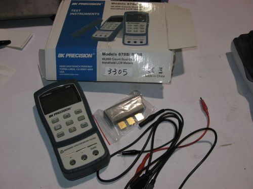 BK Precision 879B LCR Meter with Shorting Bar and Leads