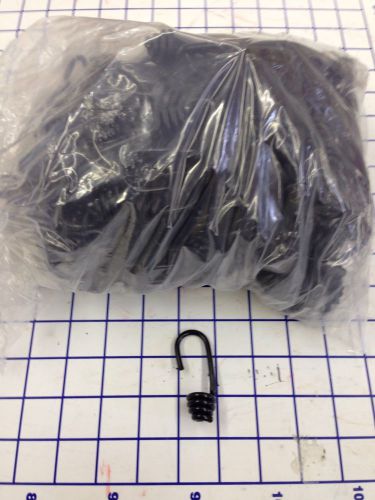 275 Black Plastic Coated Bungee Hooks for 5mm (3/16&#034;)