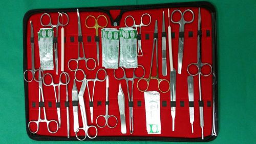 143 PC US MILITARY FIELD MINOR SURGERY SURGICAL VETERINARY DENTAL INSTRUMENT KIT