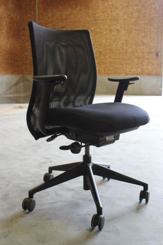 Computer Chair with Mesh Back - Black