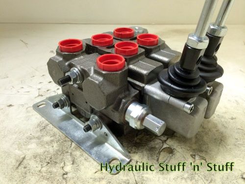 Bucher hydraulics hds15 manual 4-way 2-sectional valve with power beyond for sale