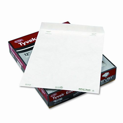 Quality Park Products Tyvek Mailer, Side Seam, 12 x 15 1/2, White, 100/box