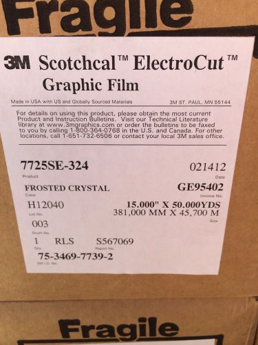 3M SCOTCHCAL ELECTROCUT GRAPHIC FILM - FROSTED CRYSTAL - ****NEW****