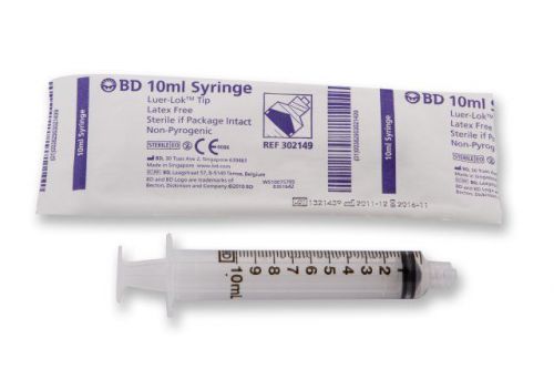 BD Syringe 10/ml without Luer-Lok Tip (100)