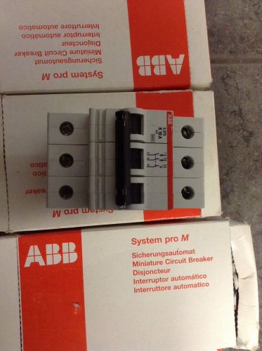 New ABB  S273 K10A 10 AMP 277-480 VAC 3-Pole Circuit Breaker 10kaic IEC 947