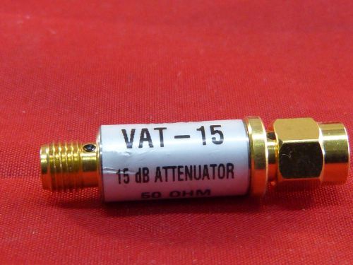 Mini-Circuits 15542 Model VAT-15 15 dB Attenuator 50 Ohm