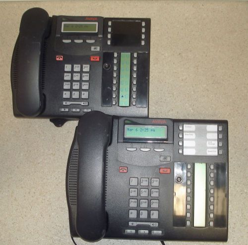 Lot of 2 Nortel Norstar Avaya T7316E Telephones Phones  Black