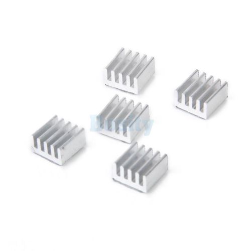 5pcs Pure Aluminum Heatsink for 3D Printer Stepper Motor Driver Raspberry PI