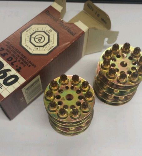 .25 caliber brown disc loads. 25dl2. ramset/red head. 2d60. power loads. 10 shot for sale
