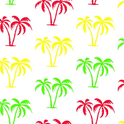 30 Personalized Return Address Beach Palm Trees Buy 3 get 1 free (bp46)
