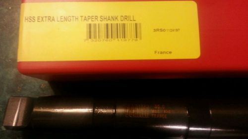 Dormer A345 35.0 mm High Speed Steel Taper Shank Drill Bit Extra Length