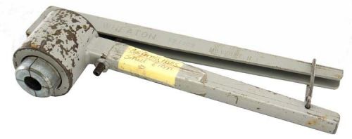 Wheaton 224302 8mm small aluminum seal crimping hand tool lab e-z crimper for sale