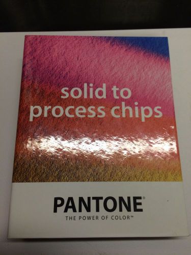 Pantone Solid To Process Color Chips Book Binder