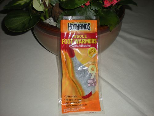 Hothands insole foot warmers with adhesive - pack contains 2 insole foot warmers for sale