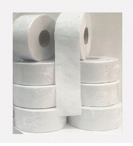 Jr Jumbo Bathroom Tissue Roll, 2-ply, White (Case of 8)