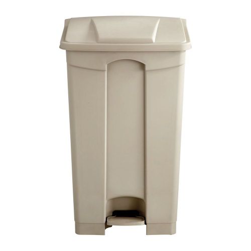 Safco Products Plastic Step-On Waste Receptacle, 23 Gallon, Tan, 9923TN, Tan