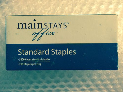 Mainstays Office Standard Staples 5000 count used open box