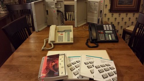 Nortel Norstar Phone System 3x8 PBX plus Norstar Flash Voicemail and 2 phones