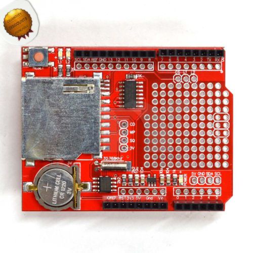 Data Logger Module Logging Shield Data Recorder Shield for Arduino UNO SD Card