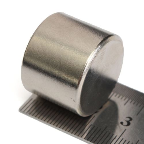1Pc Super Strong N52 Cylindrical Neodymium Magnet Round Rare Earth 25mm x  20mm