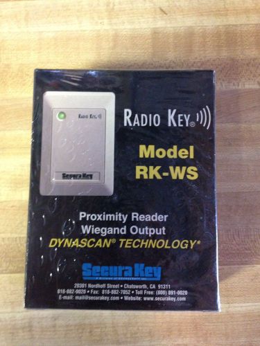 RK-WS RK WS Securakey Card Reader HID Prox Secura Key Weigand Data Swipe New