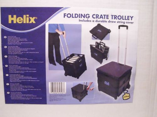 New helix rolling folding cart folders books trunk camping shopping tool box for sale
