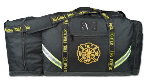 Premium fire fighter 3x turnout gear bag gift fireman helmet pocket black fb10 for sale