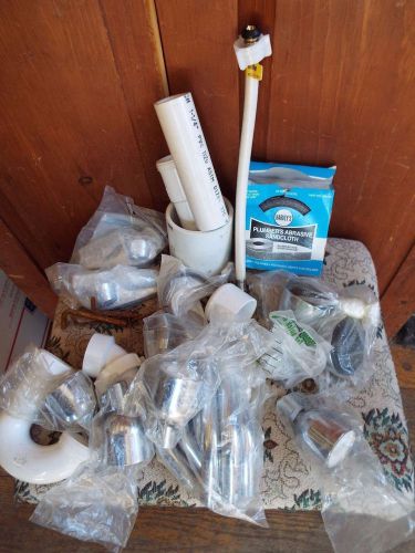 Misc lot, shower handles and more, Plumbing mixed lot