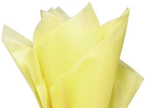 Bulk Light Yellow Pastel Tissue Paper 15&#034; x 20&#034; - 100 Sheets
