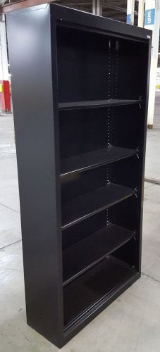 Sandusky Lee Black Steel Bookcase 36&#034;w x12&#034;d x 72&#034;h (She003)