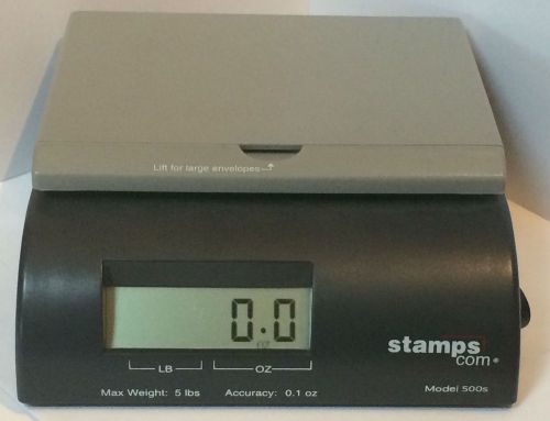 Digital Postage Scale Model 500s by Stamps Com - Max Weight 5lb stamps.com EUC