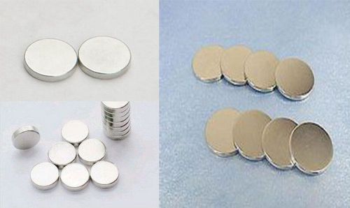 10Pcs N50 Strong Small Disc Magnets Plating 10x1mm Round Rare Earth Neodymium