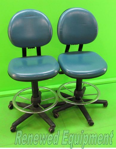 Steelcase stool swivel chairs lot of 2 *as-is for parts* for sale