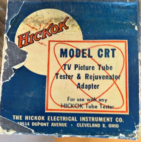 Hickok Model CRT Tester Adapter, 110 degree Adapter, Pomona TVS-1 Adapter