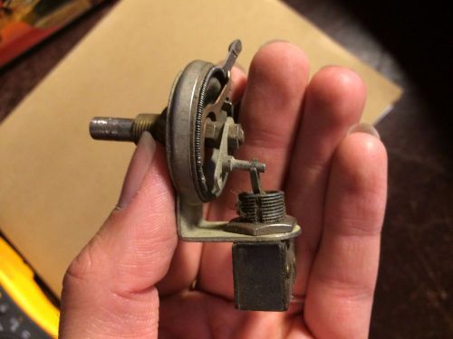 Vintage carter adjustable resistor rheostat 130k ohm potentiometer power switch for sale