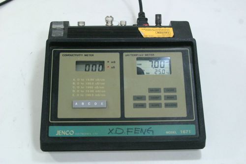 Jenco Model 1671 Conductivity Meter 115/230 Volt or Battery