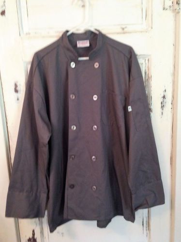 Steel Grey Chef Coat by Uncommon Threads Size XL