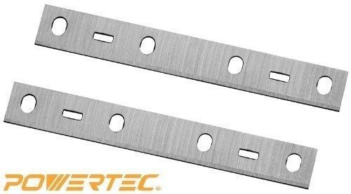POWERTEC 148010X 6-Inch Jointer Knives for Delta 37-070, JT160, HSS, 2-Piece