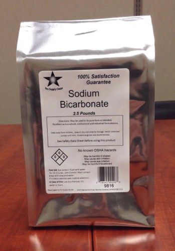Sodium Bicarbonate (Baking Soda) 2.5 Lb FCC/ Food Grade