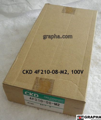 CKD air valve, 4F210-08-M2, 100V, New in factory box, sealed